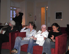 Astrid, Lene, Stine, Simone og Maria Dallund maj 2007